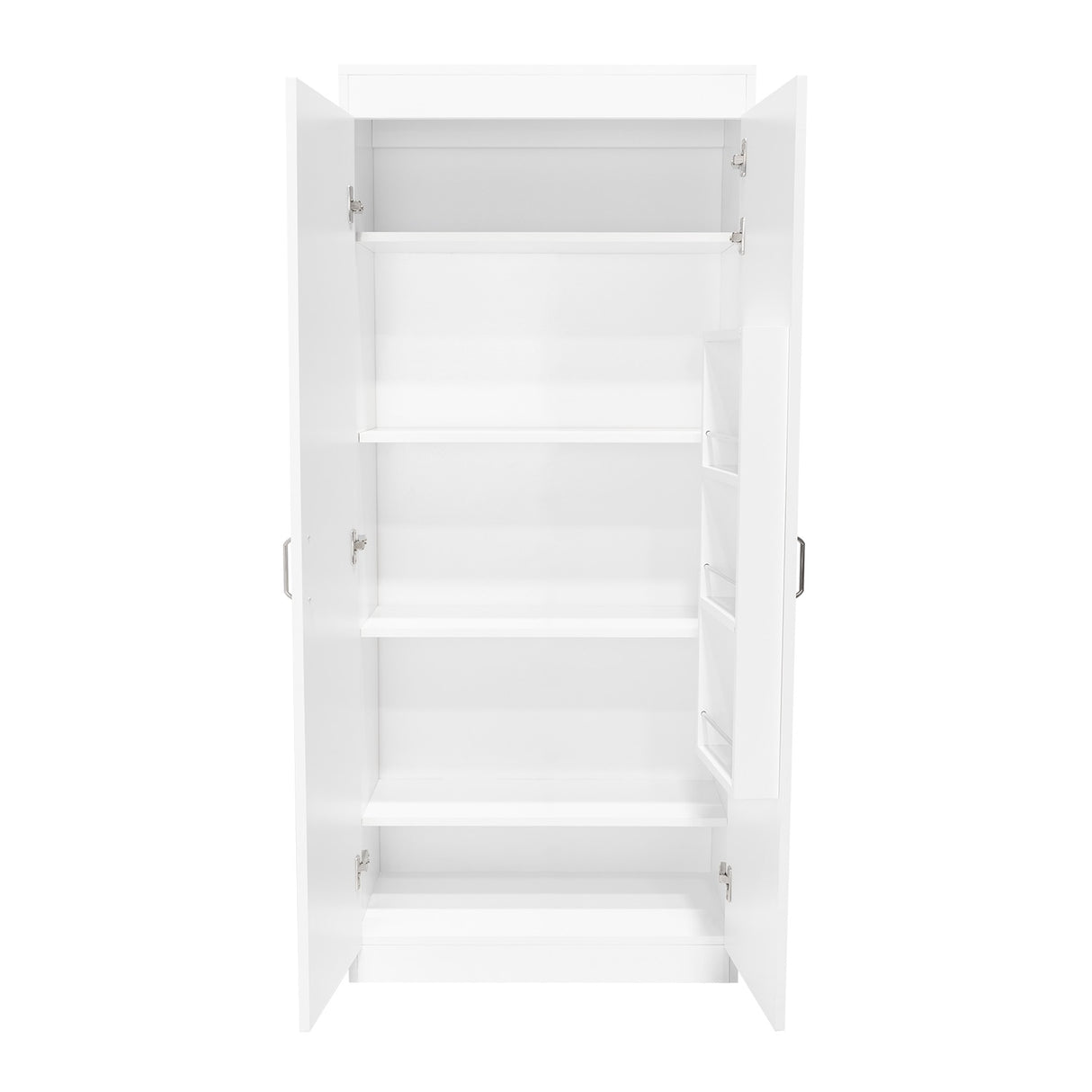 Alacena Varese Plus Blanco 70x160.75cm con Dos Puertas - Muebles Organizadores | Bylmo