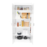 Alacena Varese Plus Blanco 70x160.75cm con Dos Puertas - Muebles Organizadores | Bylmo