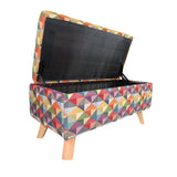 Banqueta Baúl Multicolor 82x42cm De 2 Puestos sin Apoya Brazos - Sofas | Bylmo