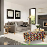 Banqueta Baúl Multicolor 82x42cm De 2 Puestos sin Apoya Brazos - Sofas | Bylmo