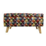 Banqueta Baúl Multicolor 82x42cm De 2 Puestos sin Apoya Brazos - Sofas | Bylmo