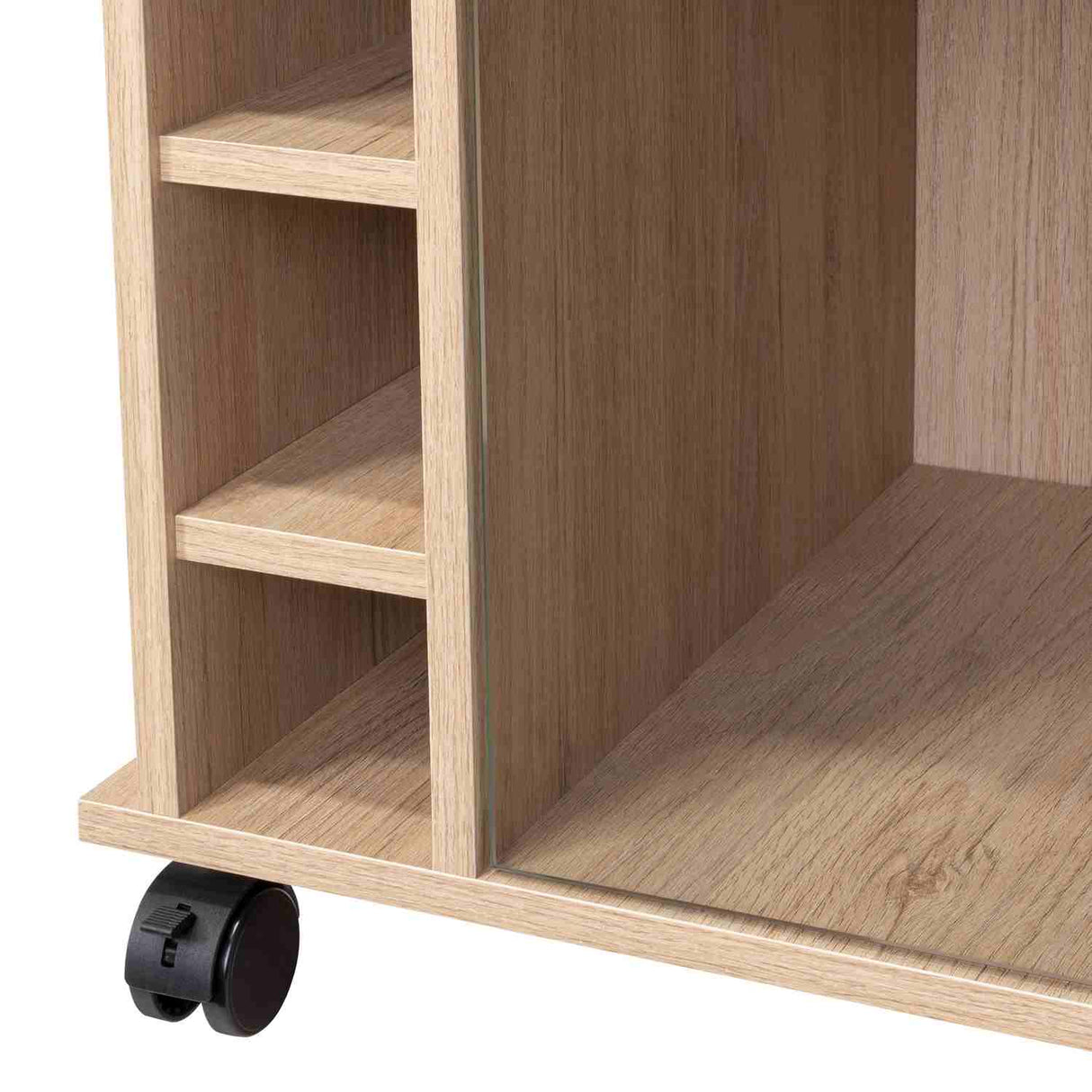 Bar Dukat Rovere 55x89cm con Seis Porta Botellas y con Rodachones - Bares | Bylmo