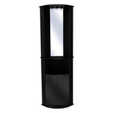 Bar Esquinero Chicago Wengue 190 cm con Colgadero de Copas y Almacenamiento - Bares | Bylmo