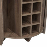 Bar Esquinero Esquinero Essential Coñac 49x181cm sin Cajones y con Diez Portabotellas - Bares | Bylmo