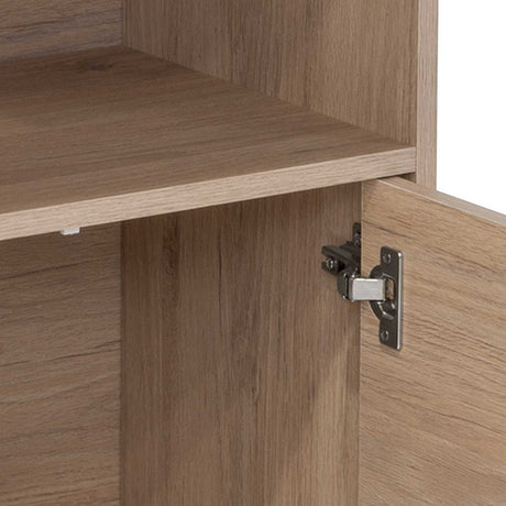 Bar Kava Rovere 51x180cm con Un Cajón y con Dieciséis Portabotellas - Bares | Bylmo