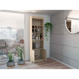 Bar Syrah Rovere 51x180cm con Un Cajón y con Ocho Portabotellas - Bares | Bylmo