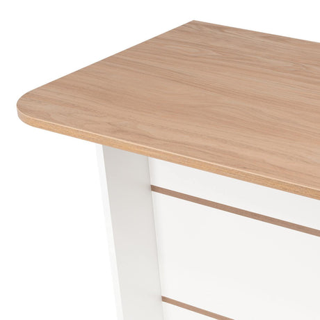 Barra de Cocina Blanco Blanco 120x90cm con Dos Entrepaños y con Dos Comportamientos - Muebles Organizadores | Bylmo