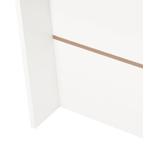 Barra de Cocina Blanco Blanco 120x90cm con Dos Entrepaños y con Dos Comportamientos - Muebles Organizadores | Bylmo