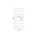 Biblioteca Dalia Wengue 80 cm con Entrepaños - Bibliotecas y Estanterías | Bylmo