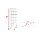 Biblioteca Dalia Wengue 80 cm con Entrepaños - Bibliotecas y Estanterías | Bylmo