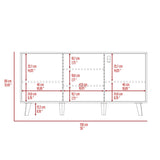 Bifé Funes Taupe 150 cm con Una Puerta Push to Open - Bifes y Arrimos | Bylmo