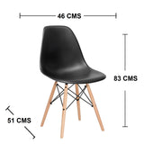 Combo Comedor Plegable y Sillas Pro Amareto y Negro 111 cm de Cuatro Puestos - Comedores | Bylmo