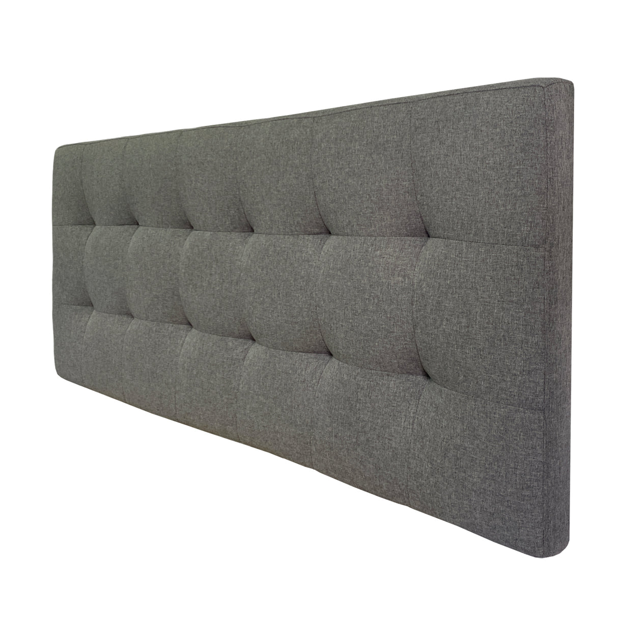 Combo Cabecero Room Gris Doble 140 cm Rectangular con Banqueta y 2 Mesas de Noche Cuadradas - Combos Habitacion | Bylmo