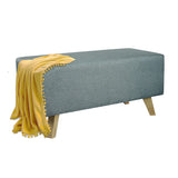 Combo Cabecero Room Gris Doble 140 cm Rectangular con Banqueta y 2 Mesas de Noche Cuadradas - Combos Habitacion | Bylmo