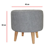 Combo Sofá Baúl Chaise Long Gris 163 cm con Puff, Mesa de Centro, Escritorio y Silla - Combos Sala | Bylmo