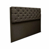 Cabecero Dreamer Semidoble 120 cm Café de Piso Tela Resistente