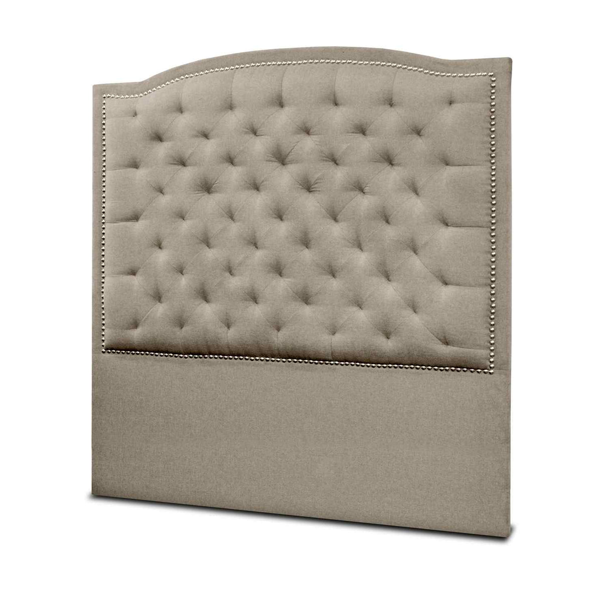Cabecero Lawrence Camel 140x160cm Abullonado para Cama Doble