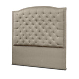 Cabecero Lawrence Camel 140x160cm Abullonado para Cama Doble
