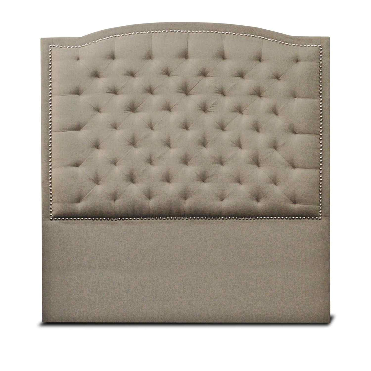 Cabecero Lawrence Camel 120x160cm Abullonado para Cama Semidoble