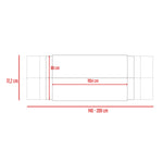 Cabecero Neuss Doble 140 cm a King 200 cm Plomo y Miel Ajustable