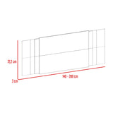 Cabecero Ajustable Neuss Plomo y Miel 140x72cm Liso para Cama Doble Hasta King - Camas y Cabeceros | Bylmo