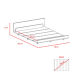 Cama Kaia Queen 160 cm Miel