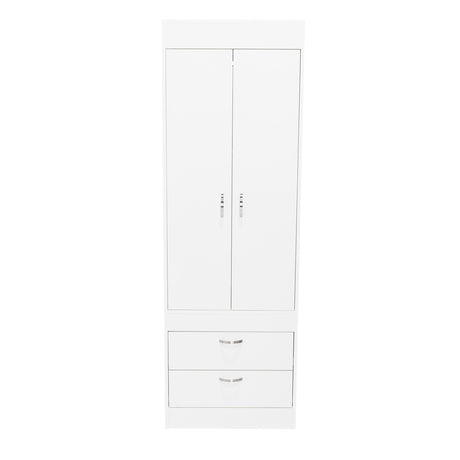 Closet Lisboa Blanco 59x179cm con 2 Cajones sin Entrepaños - Closets | Bylmo