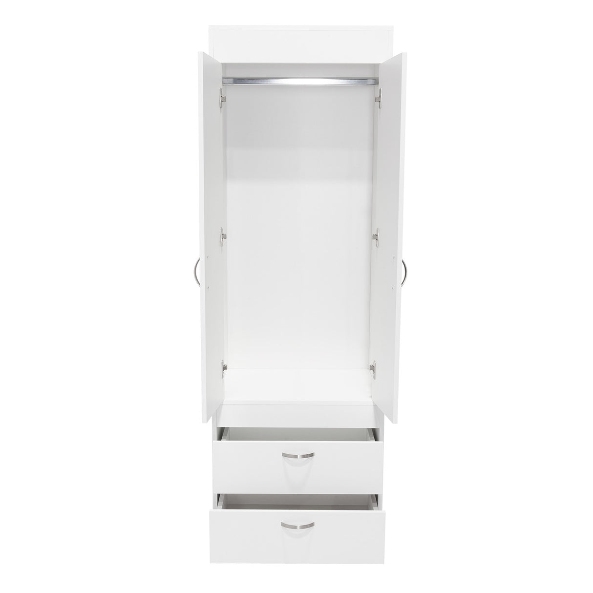 Closet Lisboa Blanco 59x179cm con 2 Cajones sin Entrepaños - Closets | Bylmo