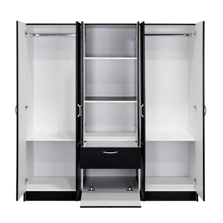 Closet Mitu Wengue 162x170.7cm con 2 Cajones con 3 Entrepaños - Closets | Bylmo