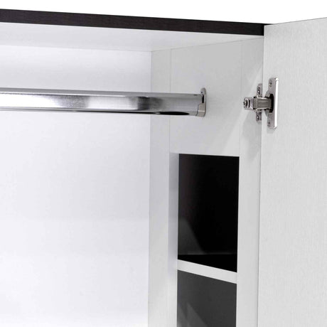 Closet Mitu Wengue 162x170.7cm con 2 Cajones con 3 Entrepaños - Closets | Bylmo