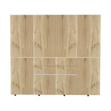 Closet Siruela Duna 220 cm con Cuatro Cajones, Ocho Puertas y Colgadero de Ropa - Closets | Bylmo