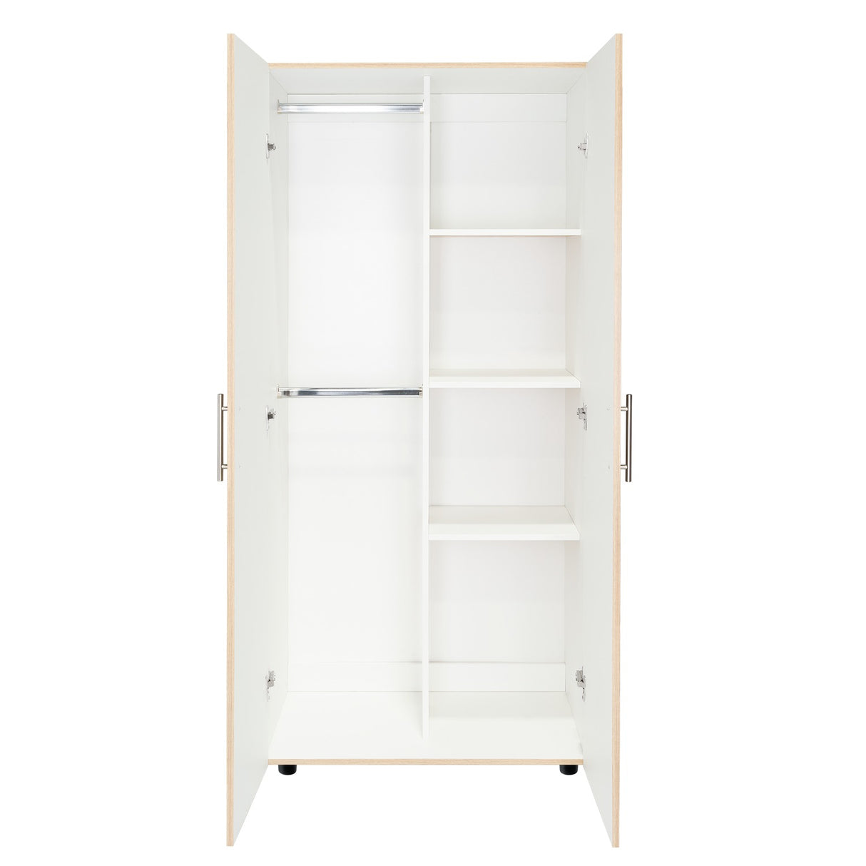 Closet Tera Rovere 80x180cm sin Cajones con 3 Entrepaños - Closets | Bylmo