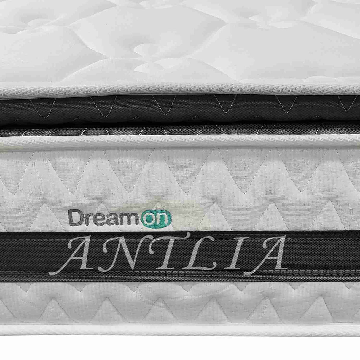 Combo Colchón Antlia Blanco Doble 140 X 190 Cm Medio e Hipoalergénico