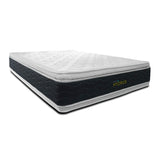 Combo Colchón Hydrus Blanco King 200 X 200 Cm Medio e Hipoalergénico