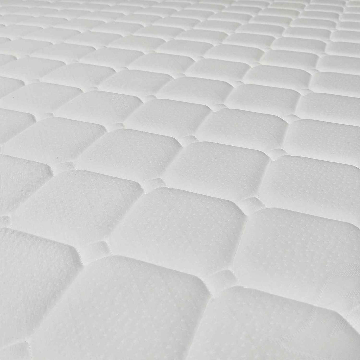 Combo Colchón Vela Blanco Doble 140 X 190 Cm Medio e Hipoalergénico