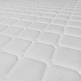 Combo Colchón Vela Blanco Sencillo 100 X 190 Cm Medio e Hipoalergénico