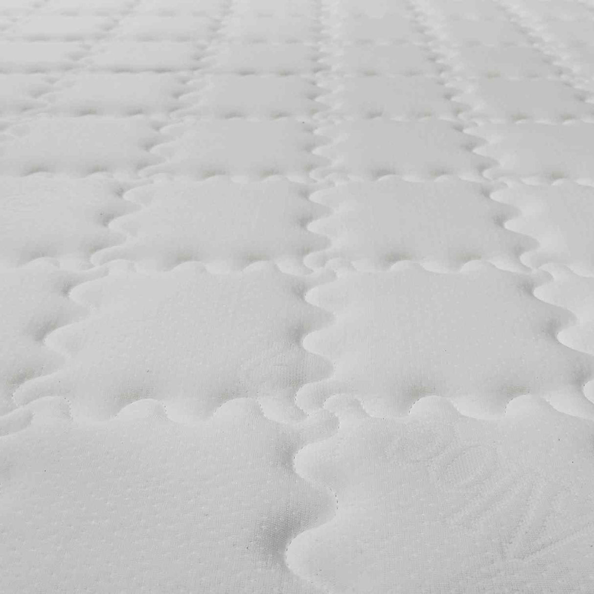 Combo Colchón Volans Blanco Doble 140 X 190 Cm Medio e Hipoalergénico