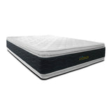 Combo Base Cama y Colchón DreamOn Hydrus Gris Queen 160 cm Rectangular con Dos Almohadas