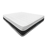 Combo Base Cama y Colchón DreamOn Volans Gris Sencilla 100 cm Rectangular con Una Almohada