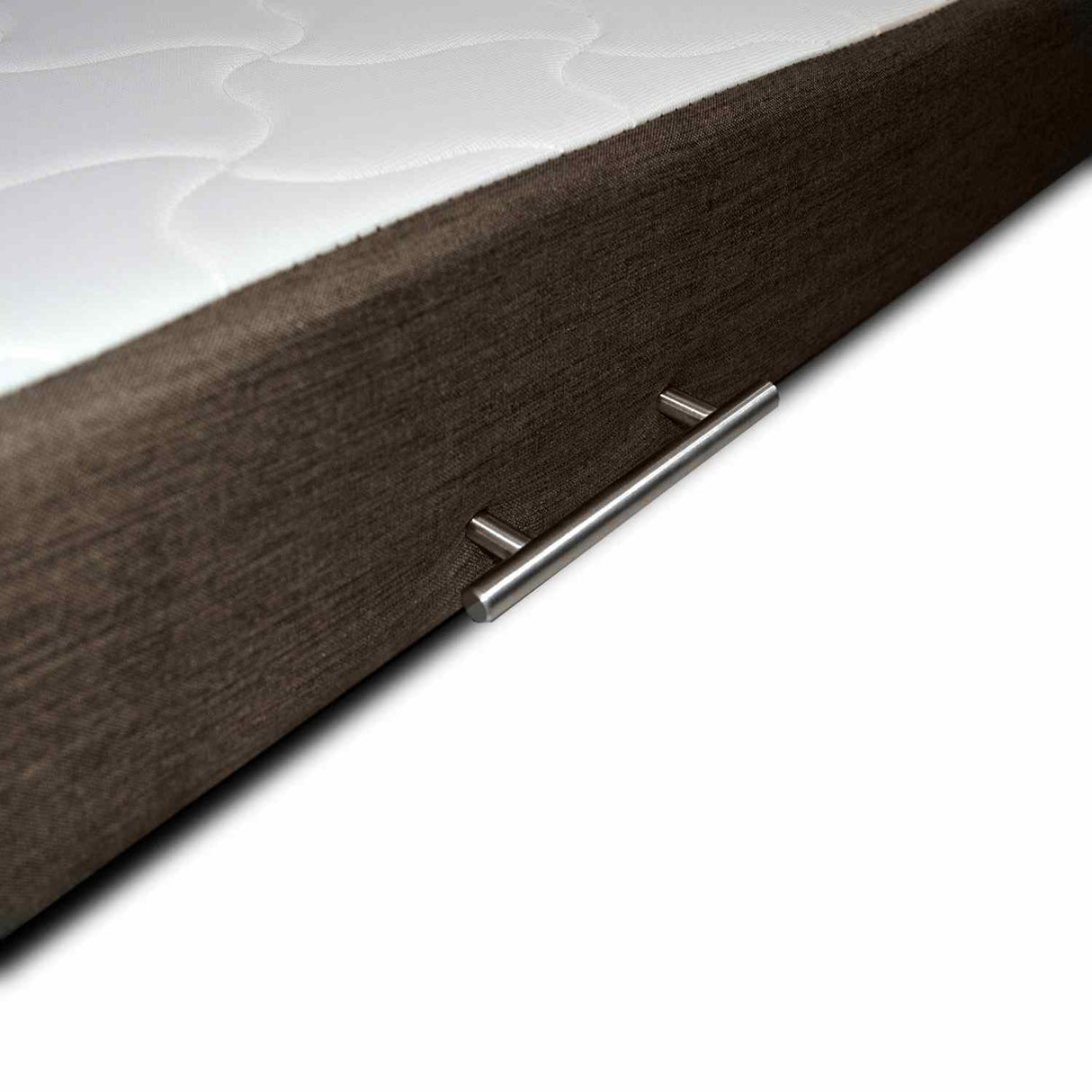 Combo Cama Tarima y Colchón Dreamer Café Semidoble 120 cm Rectangular con Una Almohada