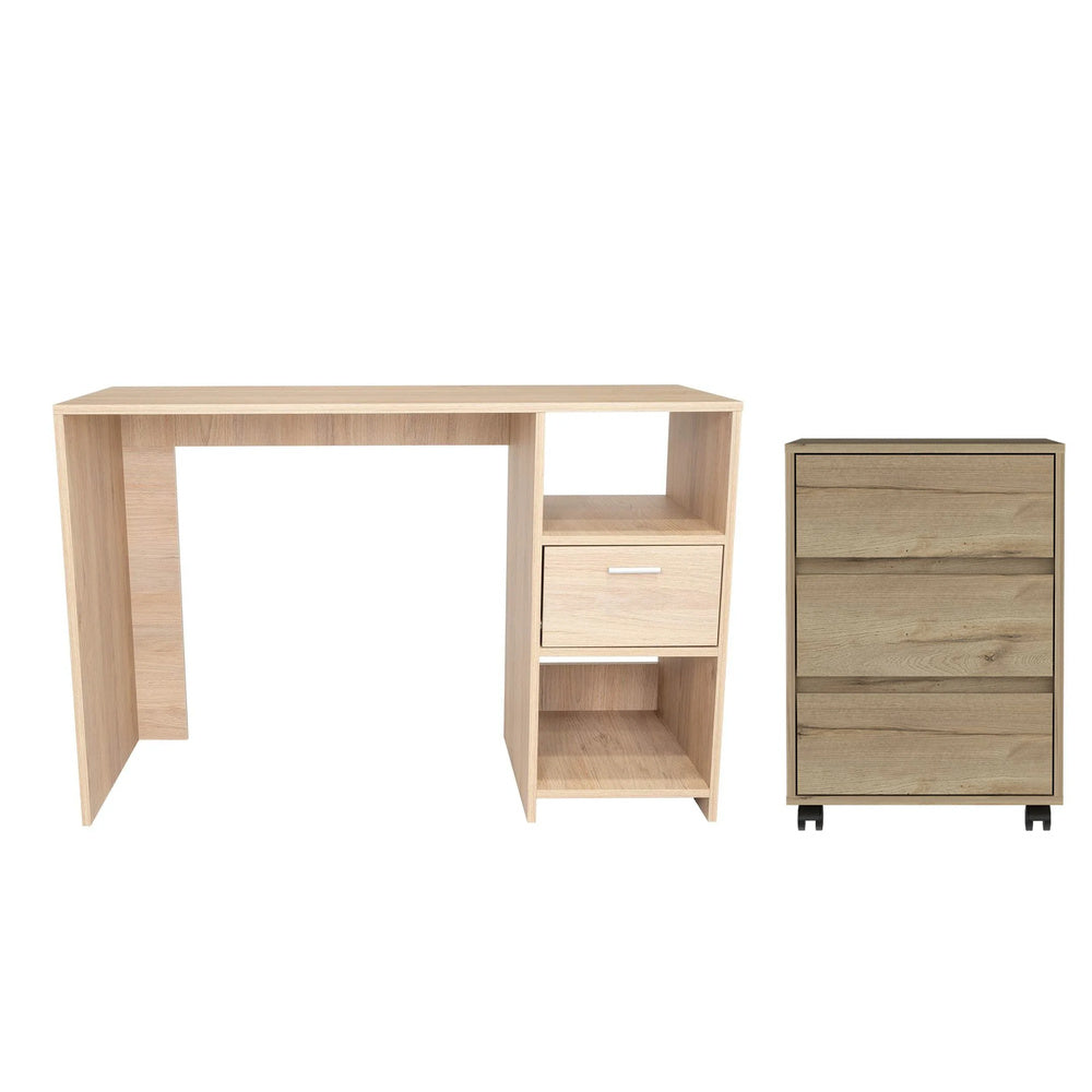 Combo Escritorio Omma Rovere y Cajonera Office Duna