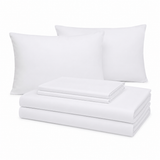 Combo 2 Almohadas y Juego de Sábanas Microfibra