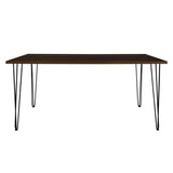 Comedor Vassel Caramelo 160x74.3cm Rectangular de Cuatro Puestos y sin Sillas - Comedores | Bylmo