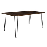 Comedor Vassel Caramelo 160x74.3cm Rectangular de Cuatro Puestos y sin Sillas - Comedores | Bylmo