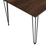 Comedor Vassel Caramelo 160x74.3cm Rectangular de Cuatro Puestos y sin Sillas - Comedores | Bylmo