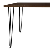 Comedor Vassel Caramelo 160x74.3cm Rectangular de Cuatro Puestos y sin Sillas - Comedores | Bylmo