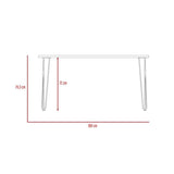 Comedor Vassel Caramelo 160x74.3cm Rectangular de Cuatro Puestos y sin Sillas - Comedores | Bylmo