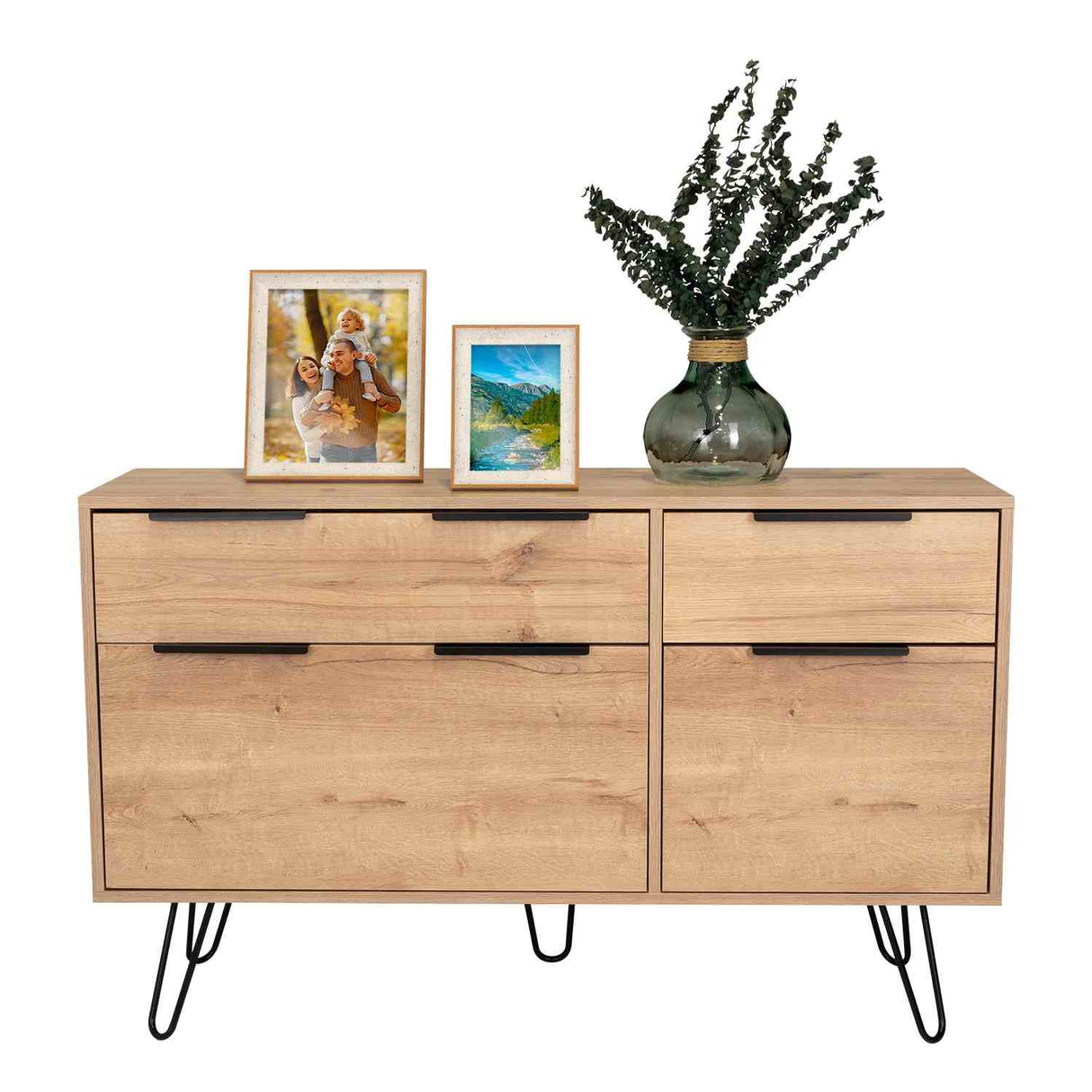 Cómoda Concept Duna 120x120cm De Dos Hileras con Dos Cajones - Cajoneras y Comodas | Bylmo