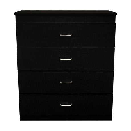 Cómoda Santino Wengue 80x91.1cm De Cuatro Hileras con Cuatro Cajones - Cajoneras | Bylmo