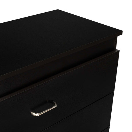 Cómoda Santino Wengue 80x91.1cm De Cuatro Hileras con Cuatro Cajones - Cajoneras | Bylmo